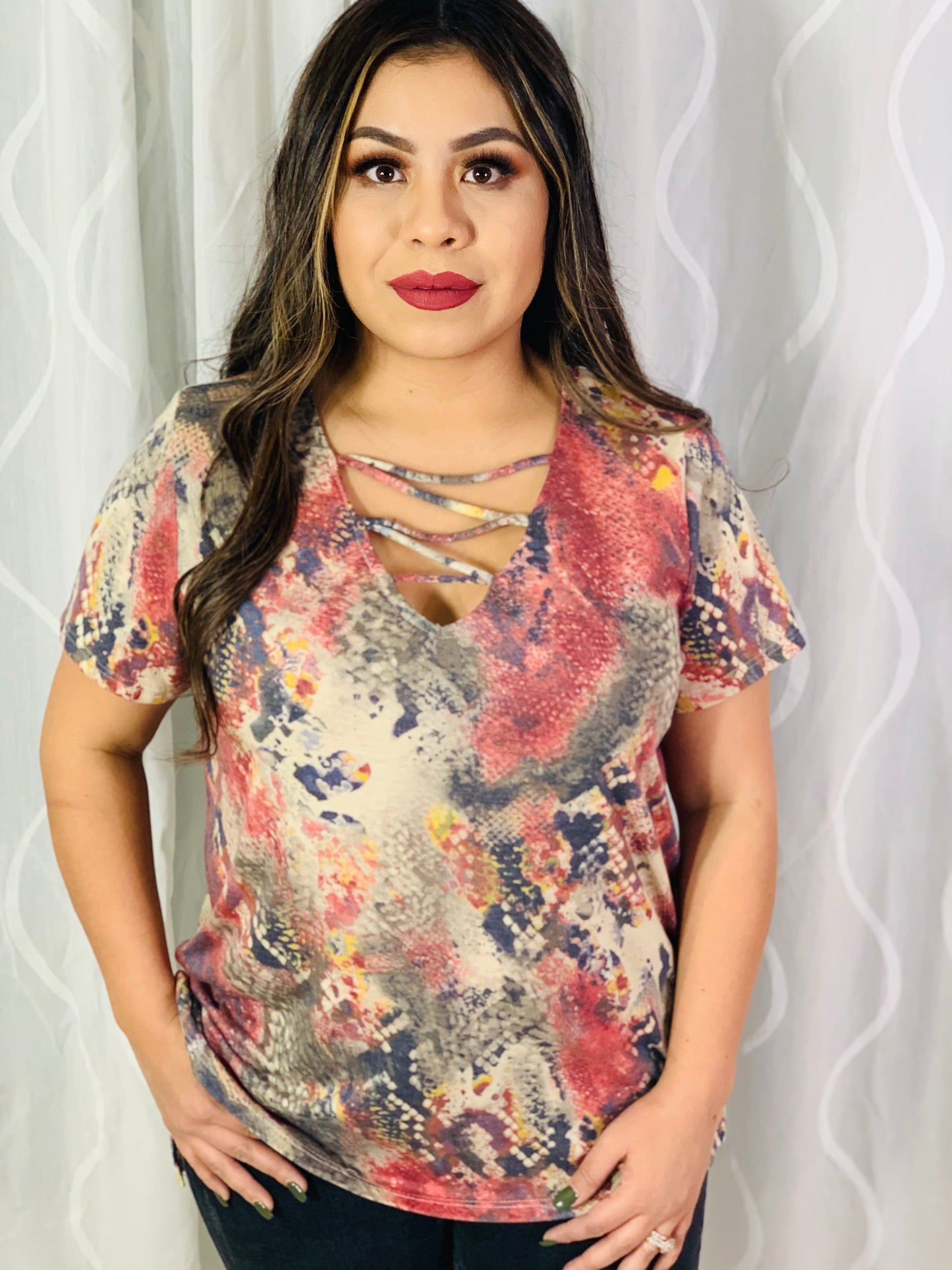 Anna Print Top