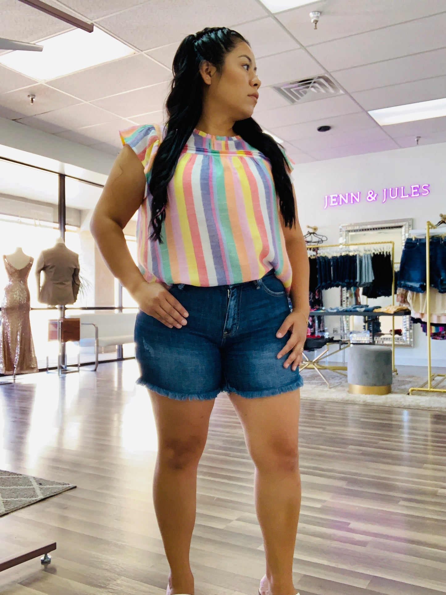 KanCan Summer Ready Shorts Plus Size