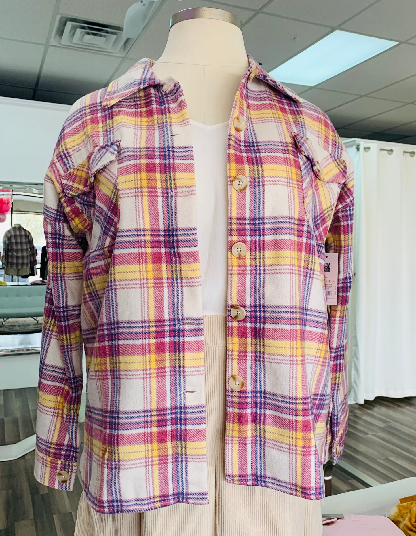 Dalia Plaid Button Down